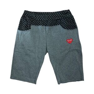 Kids Gray Polka Dot Shorts - waist 24